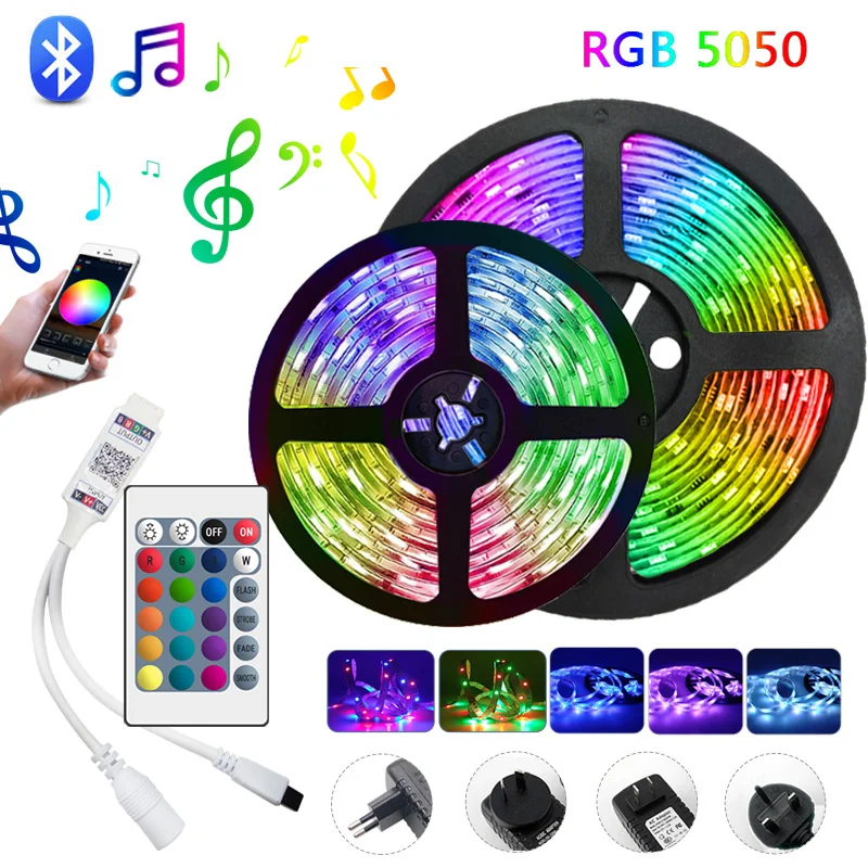 Возможностью погружения на глубину до 30 м Bluetooth цветных (RGB) светодиодных лент
