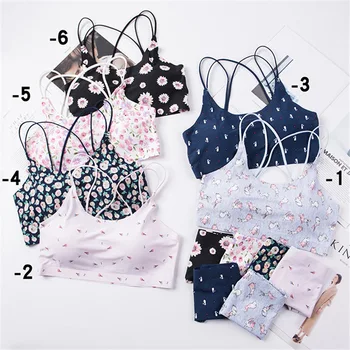 

2020 New Fashion Comfortable Seamless Underwear Wireless Bra Sets Women Push Up Bra Panties Set Sexy Lingerie