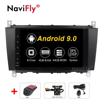 

2Din Android9.0 4G RAM 64G ROM Car Multimedia for Mercedes/Benz C Class W203 2004-2007 c200 C230 C240 C320 C350 CLK W209