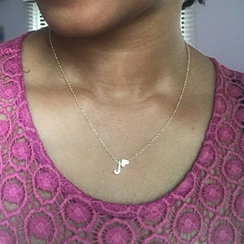 J K L Necklace For Women Jewelry Gift 