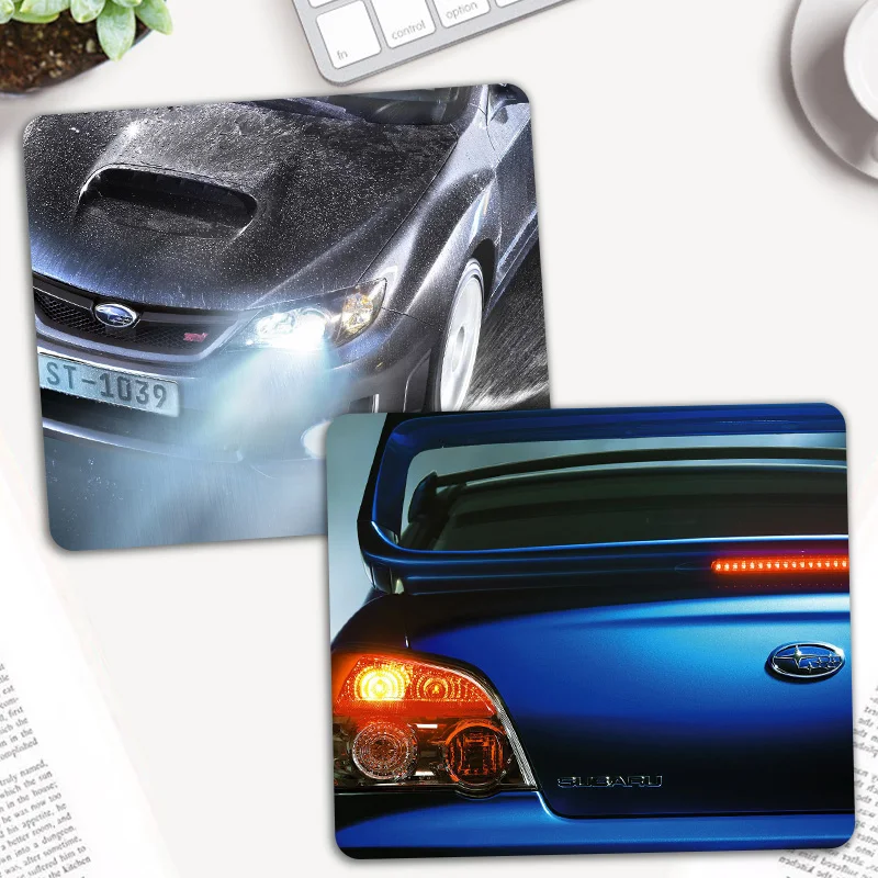 Игровой коврик для мыши Subaru нескользящий ноутбука и ПК компьютерный мыши|Коврики