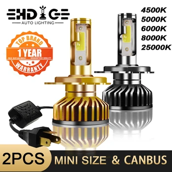 

HDXG H4 LED H11 H8 H9 H1 9005 HB3 HB4 9006 H7 Led Headlight Bulb Mini H7 LED Canbus Auto Car Lamp Headlights Headlamp Fog Light
