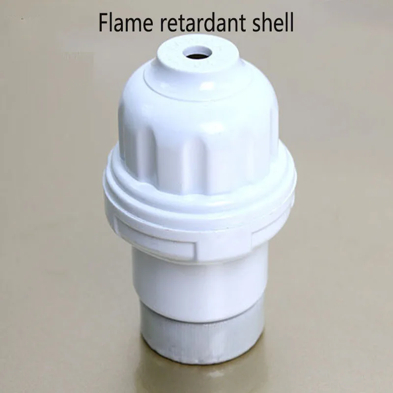 Thick High Temperature Ceramic Switch Lamp Holder Screw Mouth E27 Chandelier Socket Copper Column | Обустройство дома