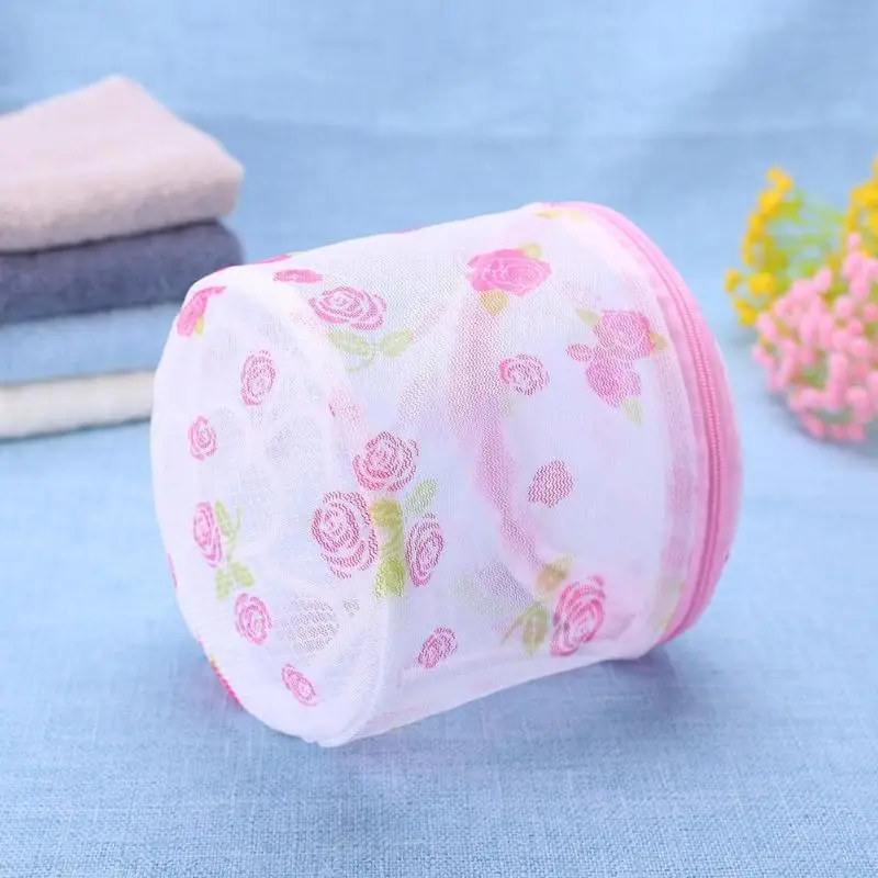 1Pcs Women Hosiery Bra Washing Lingerie Wash Protecting Mesh Bag Aid Laundry Saver Home Bathroom Washing Machine Auxiliary Tools