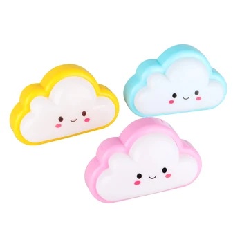 

Cartoon Smiley Cloud LED Night Light Plug-In Night Lamp, White LED Nightlight with Switch, for Aisle, Bedroom, Living room