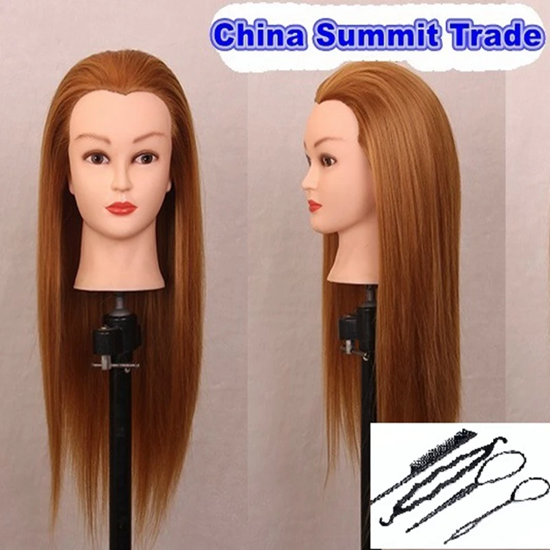 Парикмахерские блонд головы манекена женский парик парикмахерские манекены