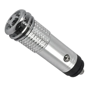 

Vehicle Air Purifier Mini Auto Car Fresh Air Anion Ionic Purifier Oxygen Bar Ozone Ionizer Interior Accessories Dc12V Silver