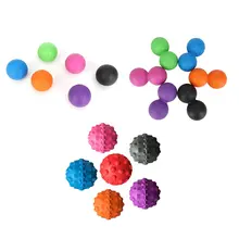 Массажный мяч для фитнеса, резиновый мяч, ТПЭ, хоккейный триггер, релаксационный мяч для автоматического массажа, тренировочный мяч для йоги