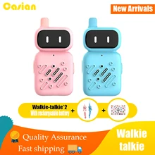 Walkie talkie jouets pour enfants, 2 pièces, longue portée, rechargeable, Mini boules, portable, émetteur récepteur, Intercom, jouets, cadeau pour enfants