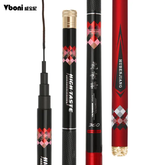 $US $10.45 High Quality Super Hard Powerful hand pole Telescopic Fishing Rod Carbon Fiber freshwater carp fish