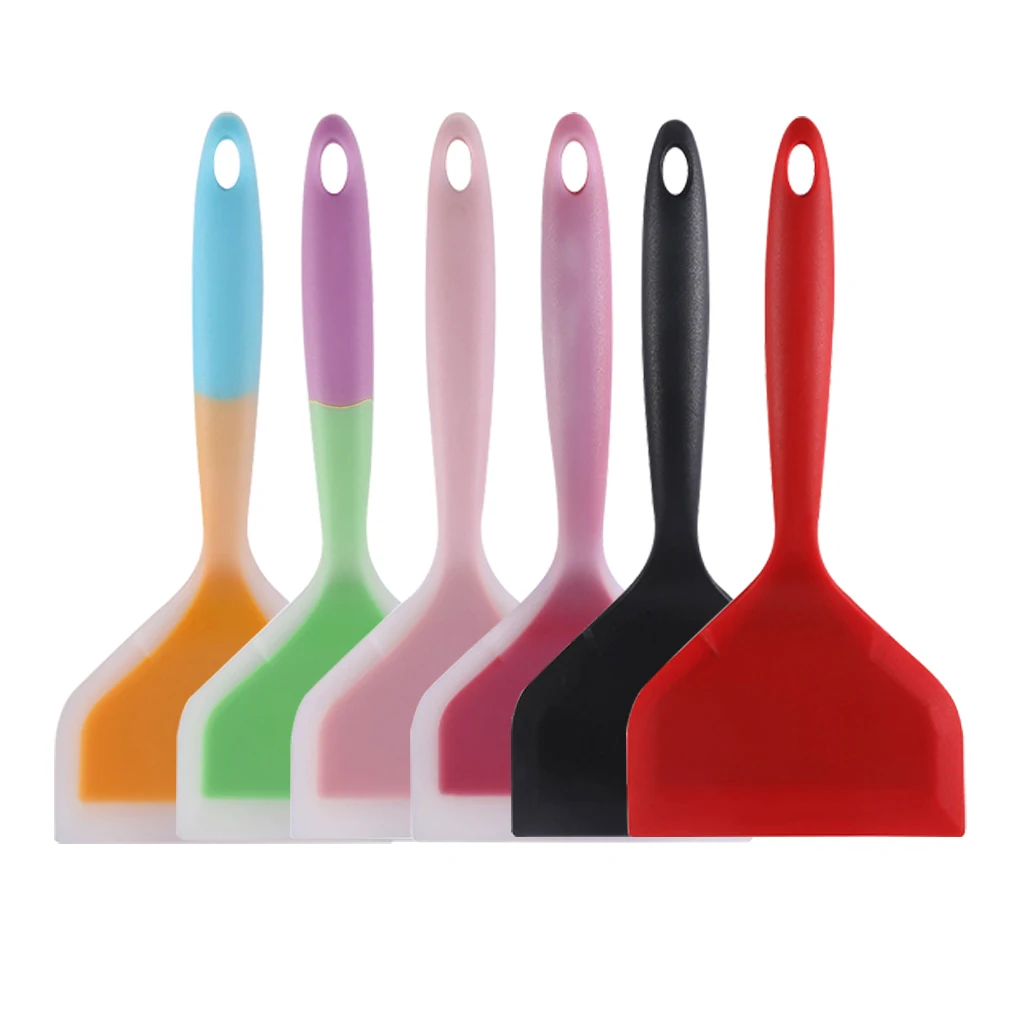 

Spatula Silicone Nylon Spatula Heat-resistant Scraper for Kitchen Baking Cooking Red