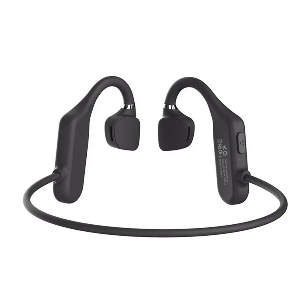 2020 new AS4 Air Bone Conduction Headset Bluetooth 5 0 Ear Hook Headphones w Mic for Handsfree Calling IPX5 Waterproof Earphones