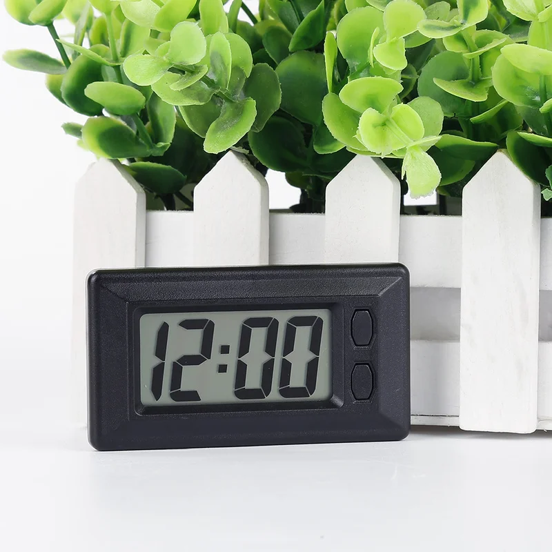 1pc Car Clock Car Clock Electronic Watch Car Dashboard LCD Screen Large Digital Clock Time Self-Adhesive Bracket Car Accessories 1pc Car Clock Car Clock Electronic Watch Car Dashboard LCD Screen Large Digital Clock Time Self-Adhesive Bracket Car Accessories