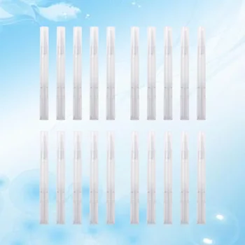 

21Pcs Empty Twist Pens Transparent Empty Pens Empty Nail Oil Pen Transparent Twist Pens for Shop Home