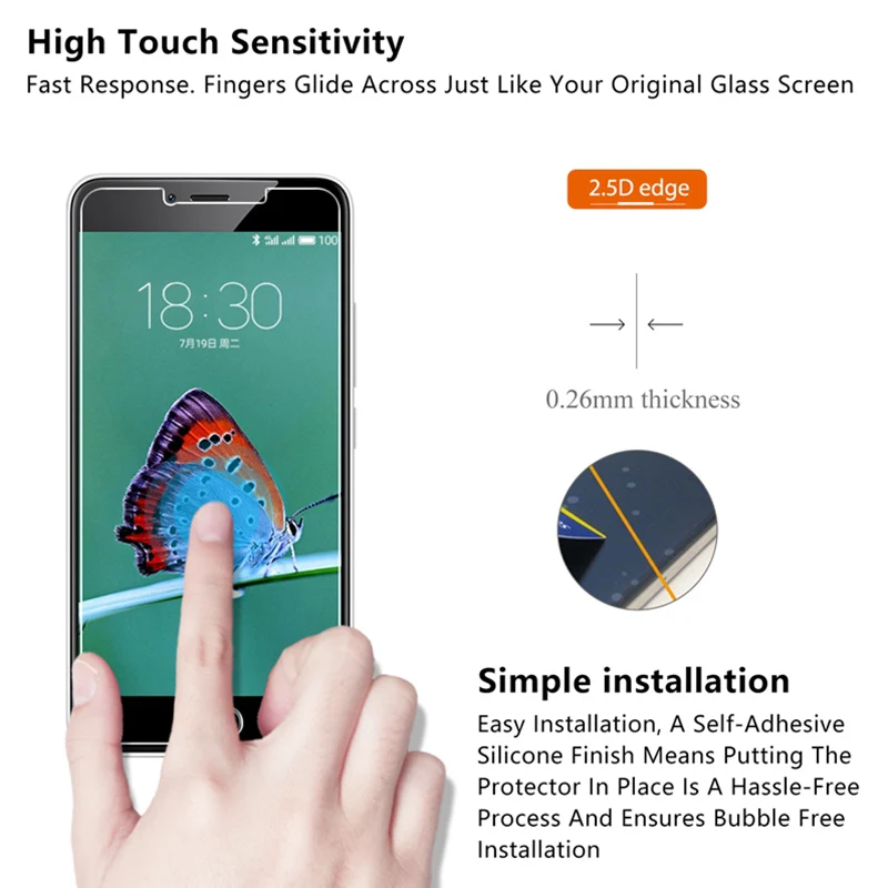 2 шт. закаленное Стекло для Meizu M6 Примечание M6S M6T защитный Стекло для Meizu M5C M5S M3S M5 M3 Примечание M2 Защитная пленка для экрана HD
