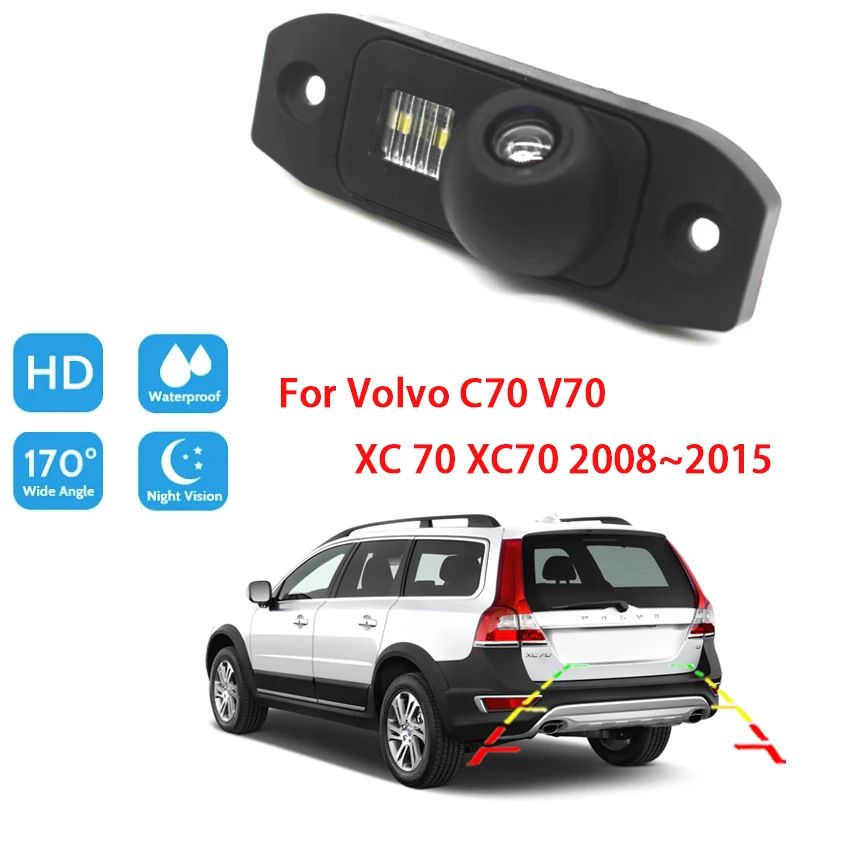 Для Volvo C70 V70 XC 70 XC70 2008 2009 2010 2011 2012 2013 2014 2015 заднего вида запасная камера CCD HD Камера