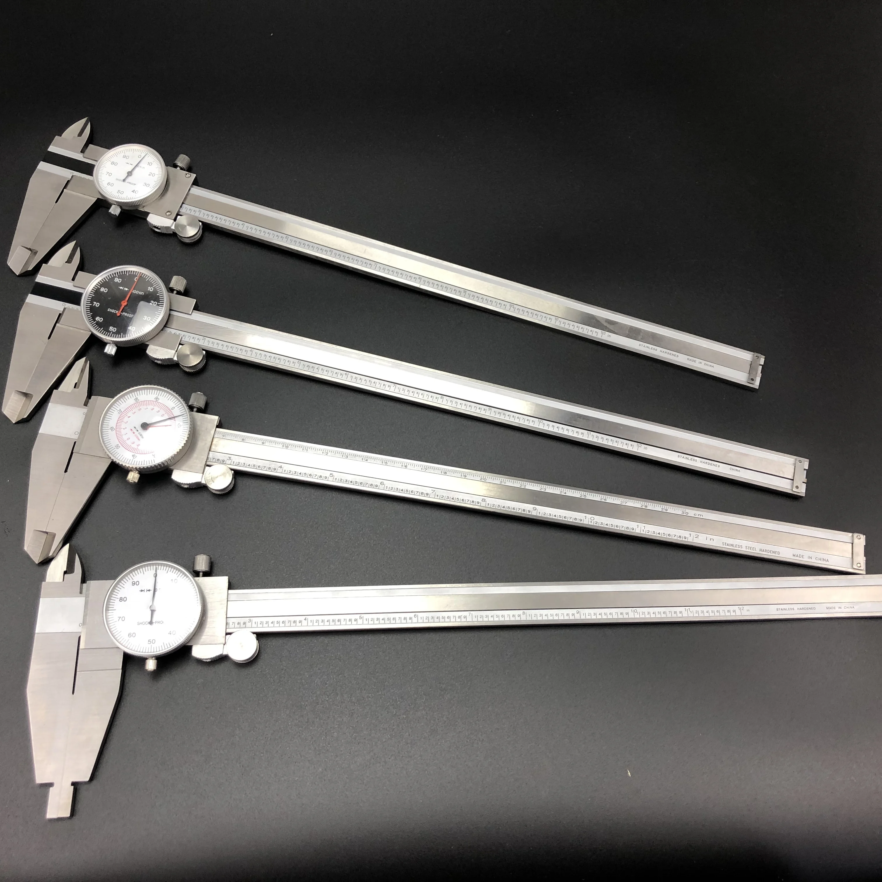 

0-300mm Dial calipers 0.01mm High precision stainless steel vernier with table caliper 12inch 0.001" dial vernier caliper gauge