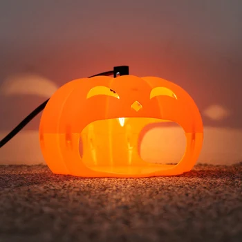 

New Cuite Pest Repeller Electric Lamp Pet Anti-fly Anti-flea Cartoon Pumpkin Light Home Zapper Bug Portable Pest Traps 2019