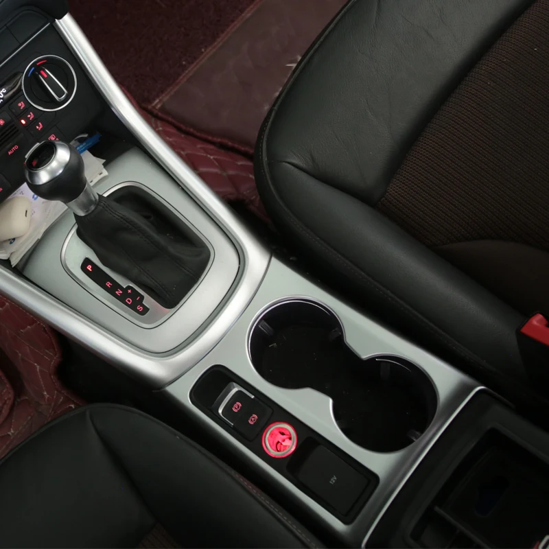 Foal горящий автомобильный хромированный задний держатель для стакана воды защитная крышка Накладка наклейка для Audi Q3 2012- Наклейка s Аксессуары