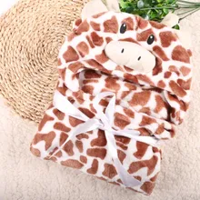 С капюшоном детские одеяла в виде животных новорожденных/детское банное полотенце/детский халат Плащ прекрасный мягкий спальный