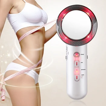 

3 IN 1 Fat Burner Cellulite Massager Ultrasound Cavitation EMS Body Slimming Massager Weight Loss Cavitation Machine Beauty 2020