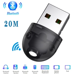 Image 1 - บลูทูธ USB Dongle Bluetooth 5.0 20M อะแดปเตอร์ไร้สายเมาส์ USB Receiver PC แล็ปท็อปเครื่องส่งสัญญาณ