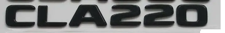 Gloss Black Черный глянец эмблемы для Mercedes C117 CLA45 Для AMG CLA220 CLA250 CLA200 4matic - Цвет: Gloss Black