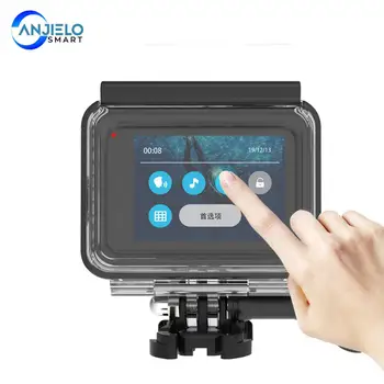 

Anjielosmart Touch screen Waterproof Case Underwater 60m Diving Protective Shell Housing For GoPro Hero 8 Black Action Camera