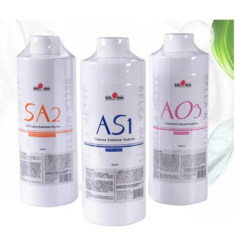 Aqua Peeling Solution 3 Bottles Aqua Facial Serum Hydra Dermabrasion Facial Serum For Normal Skin fast 