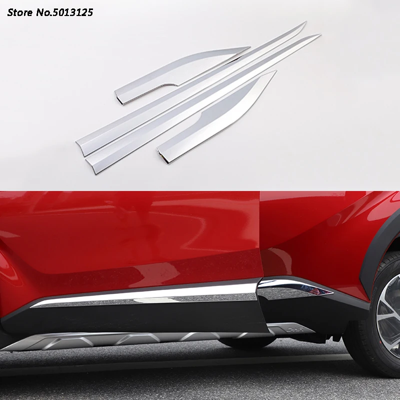 Для Toyota CHR C-HR 2017 2018 2019 2020 2021 кузова автомобиля боковая дверь отделка полоса литье