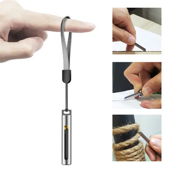 

EDC Multipurpose knife camping equipment keychain tool multitool key pocket letter outdoor pare peeler