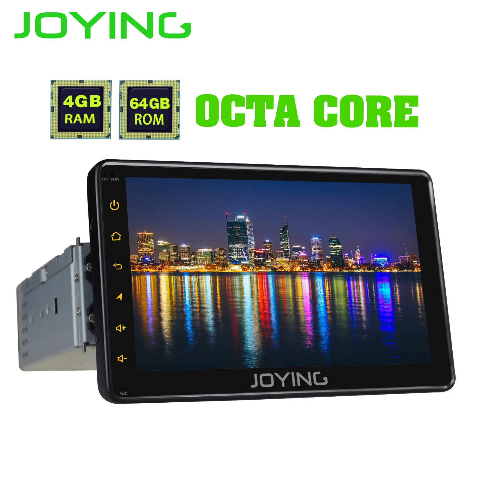 Best JOYING one din car radio player 4GB RAM 64GB ROM 7 inch universal car multimedia support 4G DSP autoradio GPS Navi with free OBD 5