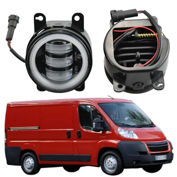 

Car LED Bulb Fog Light + Angel Eye DRL Daytime Running Light 12V For Citroen Jumpy Box 2010 2011 2012 2013 2014 2015