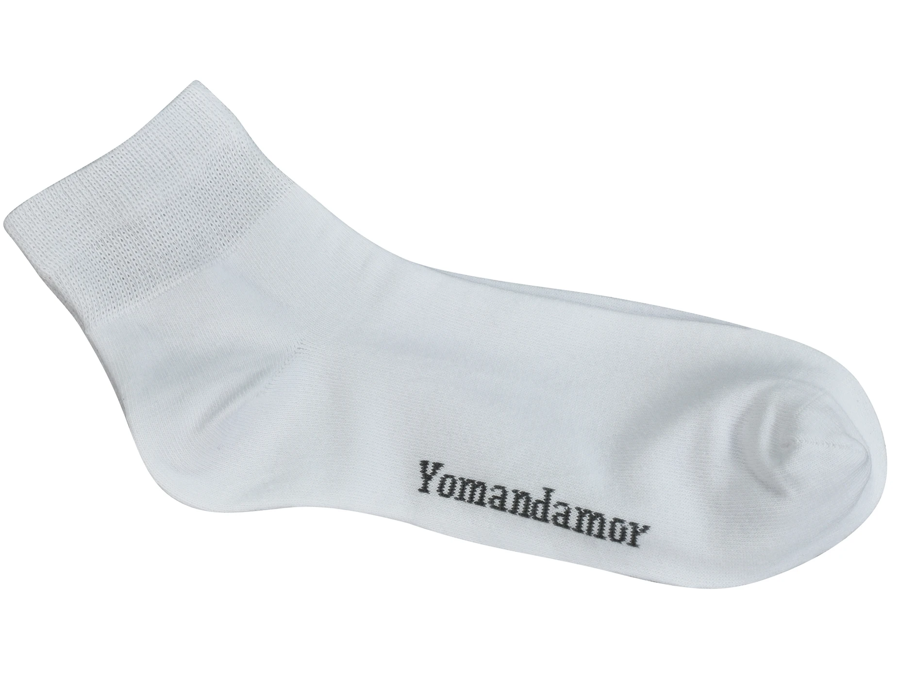 Yomandamor 남성용 Coolmax 발목 엑스트라 와이드 당뇨병 양말, 매끄러운 발가락 포함, 5쌍
