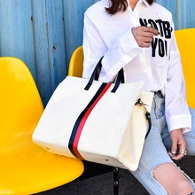 Модная холщовая женская сумка через плечо с принтом, сумки через плечо для женщин, Большая вместительная Повседневная Сумка-тоут, женская сумка 1396