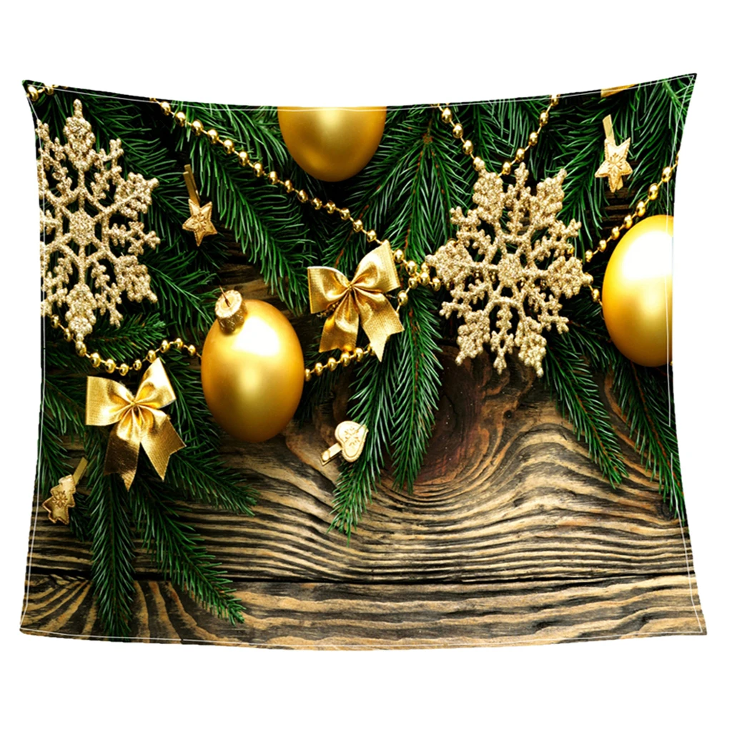 Xmas Throw Blanket Super Soft Flannel Plush Bed Throw TV Blanket Reversible, 80x150cm