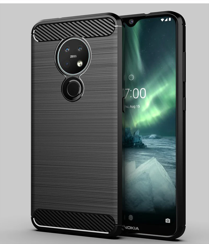 Чехол для Nokia 7 2 Силиконовый прочный бронированный мягкий чехол 6 2019 чехлы