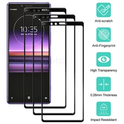 Full Cover Tempered Glass Screen Protector for Sony Xperia XZ4 - 1, 2, or 3 Pack (3 pieces)