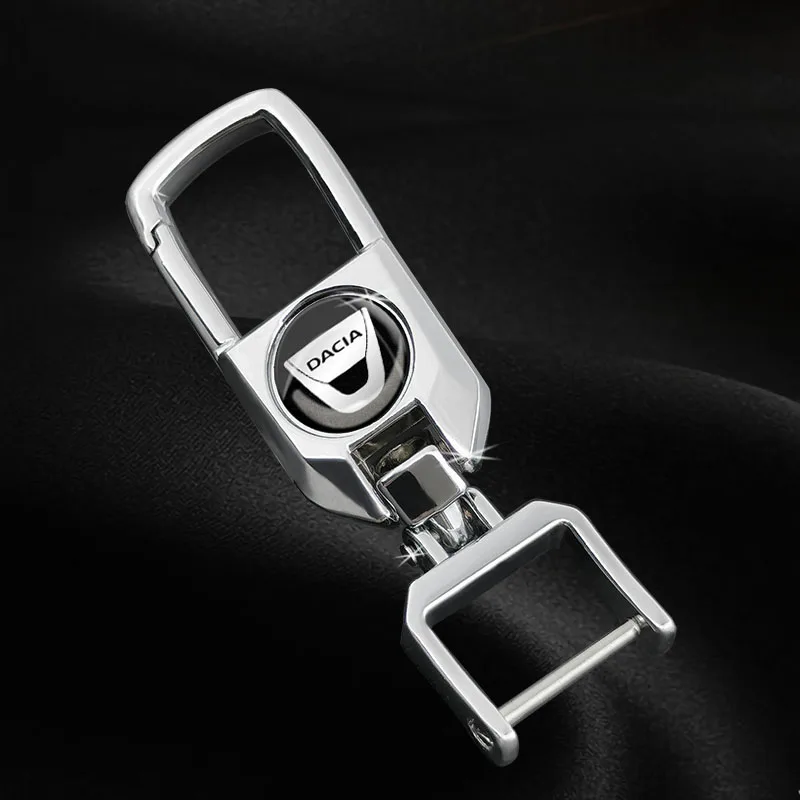 1pcs Car Logo Keyring Auto Keychain Key Trinket Automotive Goods for Dacia Duster Logan Sandero Lodgy Stepwa MCV 2 Accessories