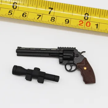 

1/6 Toys Revolver with Sight Scope Models for 12''Figures Bodies Toys Gifts Plastic