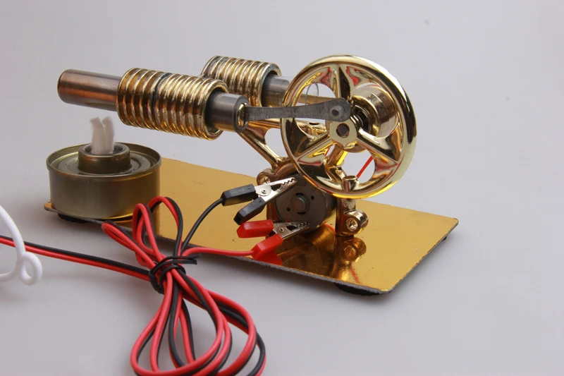 Mini Stirling Engine External Combustion Engine Microgenerator Birthday Present Steam Engine Model Science And School Education (11)