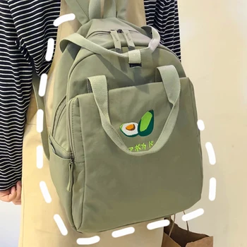 

JOYPESSIE Fashion Nylon Women Backpack Fruit Designer Waterproof Backpack for Women Female School Bag for Teenager Girl Backpack