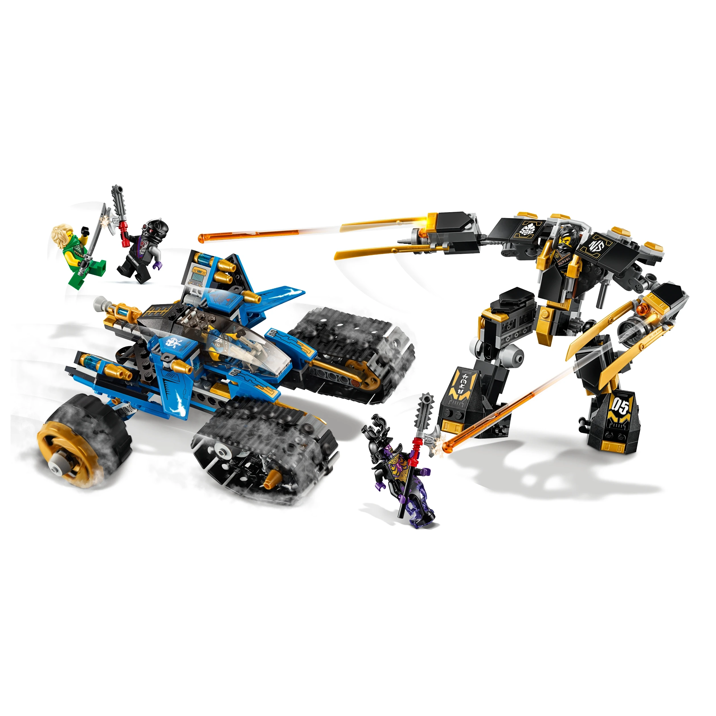 2020 Ниндзяго the jungle raider Golden Mech Thunder Raider фигурки модель строительные блоки