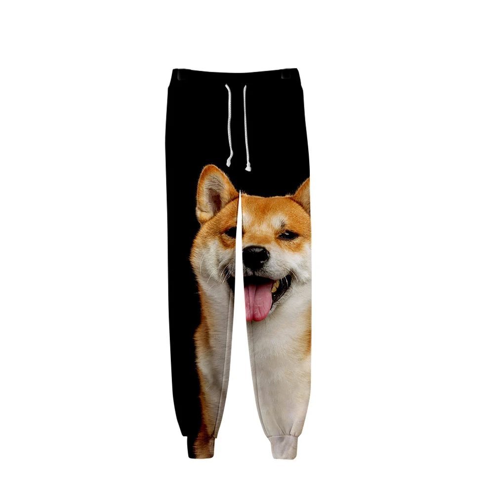 Moon Wolf/штаны для бега с 3D принтом женщин/Мужская модная уличная одежда длинные