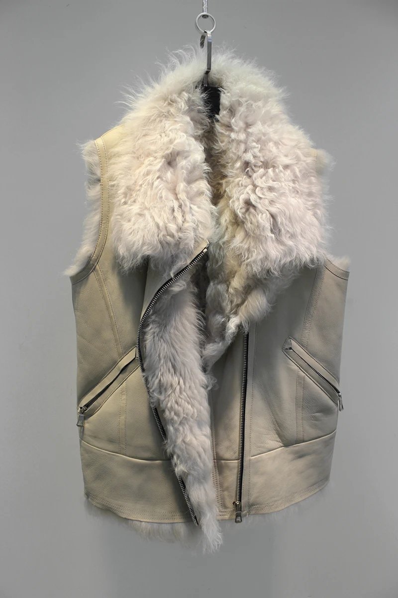 Распродажа, Зимний мужской модный Повседневный жилет из овечьей шерсти