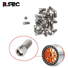 

Metal 1.9 2.2 Wheel Rims Screws M2 M3 Hexagon Screws for 1/10 RC Car Crawler Traxxas TRX4 Axial SCX10 90046 AXI03007