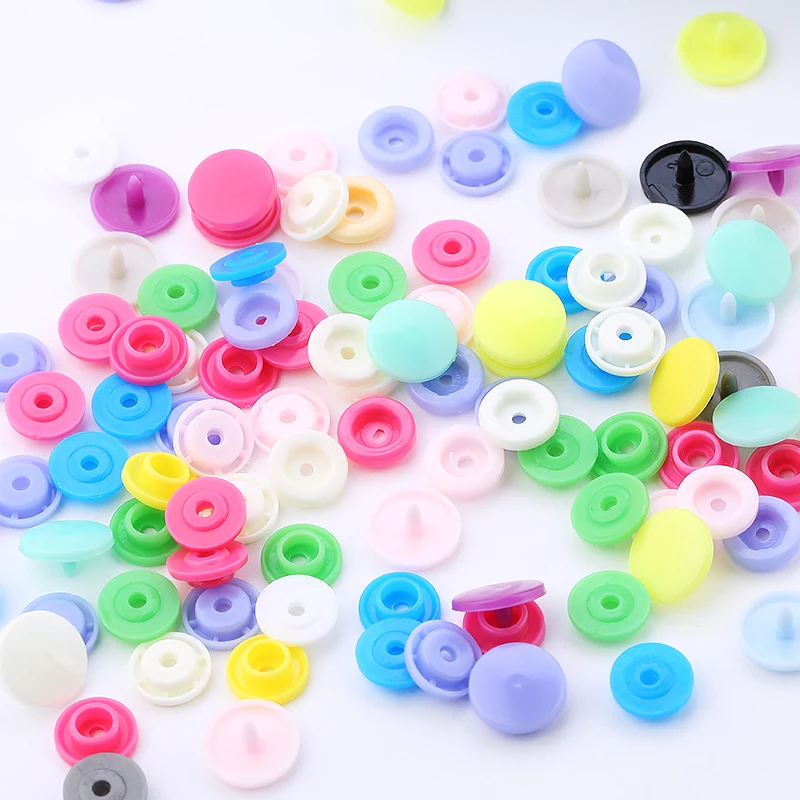 T5 Snap Buttons 12mm Plastic Clips DIY Clothing Accessories,Snaps Pliers Tool  Kit,Press Stud Fasteners Family Handmade Nailing