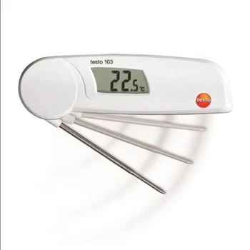 

Testo103 - Folding Food Thermometer Ideal for Use with food: HACCP Compliant / Certified According to EN 13485,0560 0103.