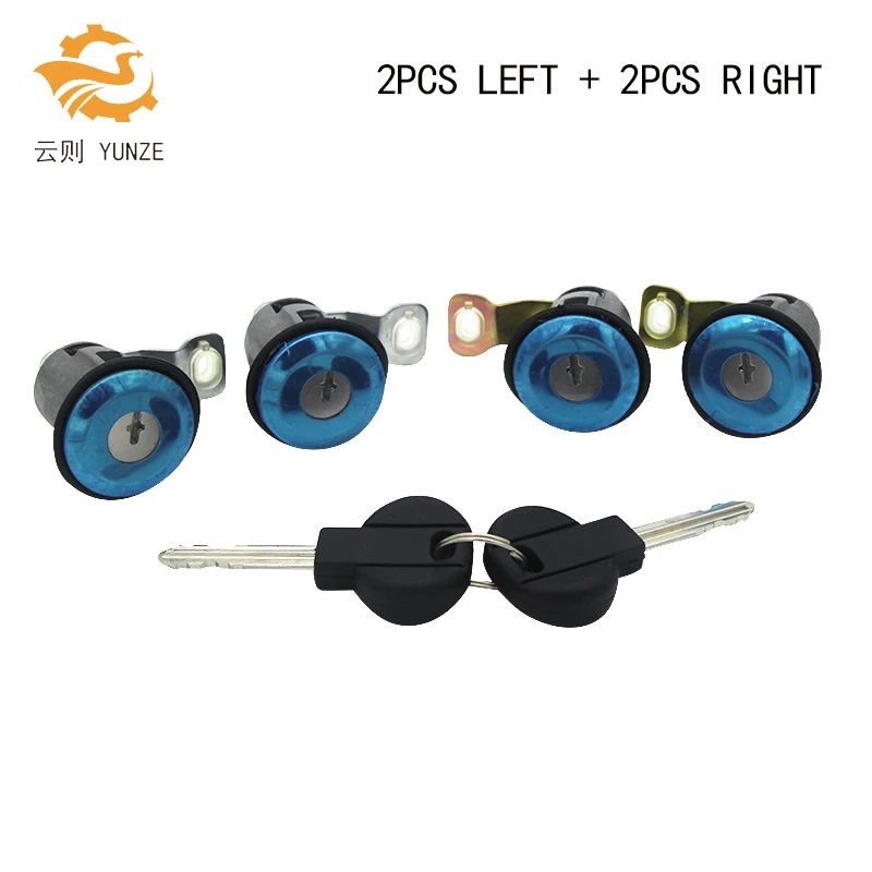 Door Lock Barrels & Keys LOCK SET 4 LOCKS for PEUGEOT PARTNER CITROEN