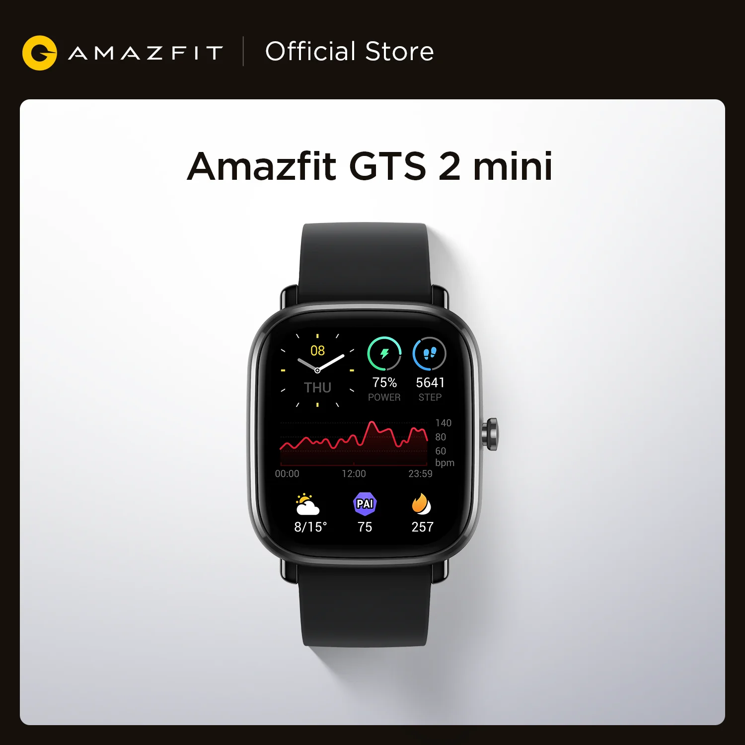 Nowy Amazfit GTS 2 Mini Smartwatch zawsze włączony wyświetlacz AMOLED 70 trybów sportowych monitorowanie snu inteligentny zegarek dla androida telefon z iOS